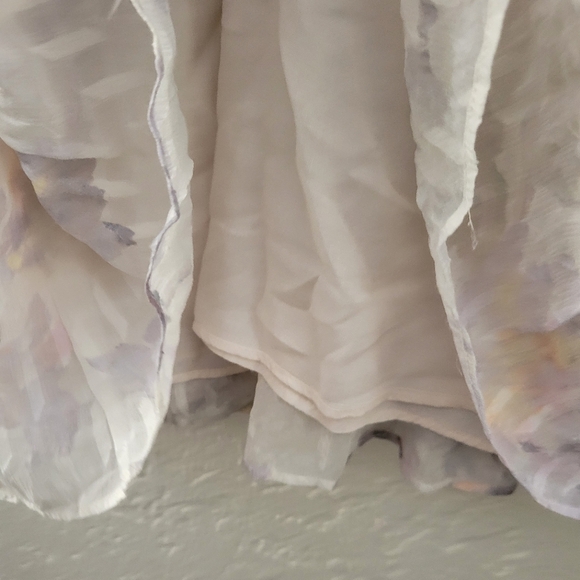 Rebecca Taylor Shadow V Neck Silk Dress Small NWT - Picture 6 of 8